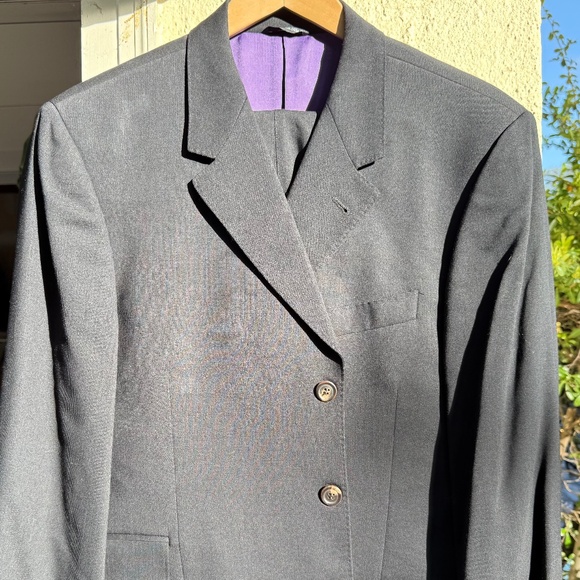 Paul Smith Navy Suit in Wool Made in Italy